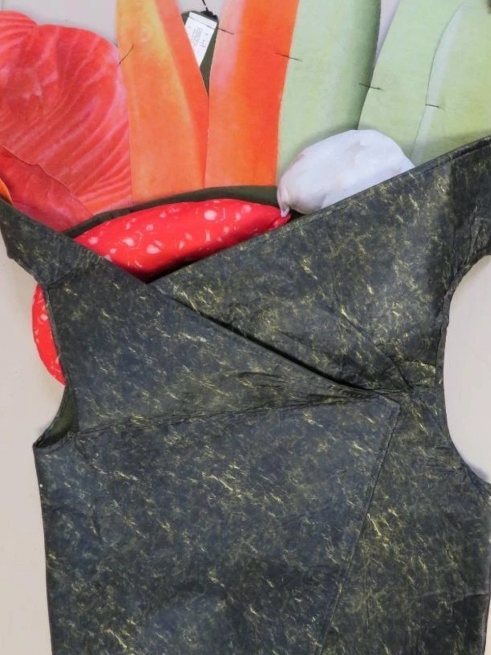 Adult Sushi Roll Halloween Costume Oversized Vest OSFM Hyde and Eek Boutique - Picture 2 of 4